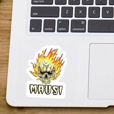 Autocollant Tête de mort Mausi Laptop Autocollant Tête de mort Mausi Laptop Image