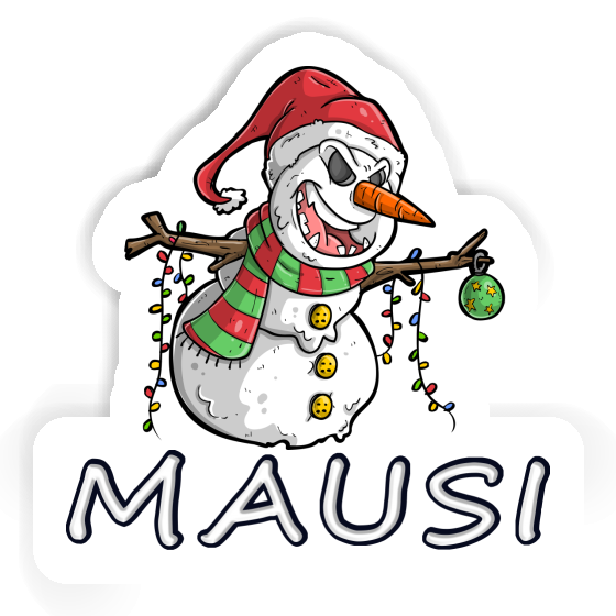 Mausi Autocollant Bonhomme de neige Notebook Mausi Autocollant Bonhomme de neige Gift package Image