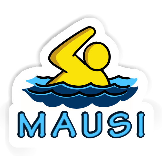 Mausi Sticker Schwimmer Notebook Mausi Sticker Schwimmer Notebook Image
