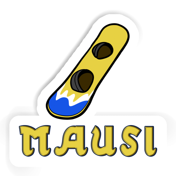 Sticker Mausi Wakeboard Image