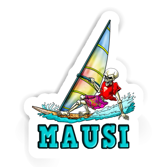 Autocollant Mausi Surfeur Image