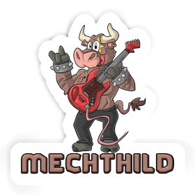 Sticker Gitarrist Mechthild Image