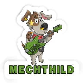 Aufkleber Gitarrist Mechthild Image