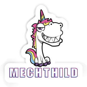 Mechthild Autocollant Licorne grinçante Image