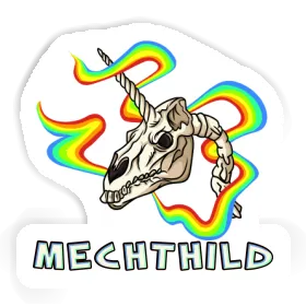 Autocollant Crâne de licorne Mechthild Image