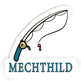 Autocollant Mechthild Canne à pêche Image