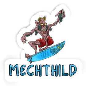 Mechthild Aufkleber Wellenreiter Image