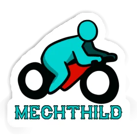 Sticker Motorbike Driver Mechthild Image
