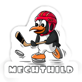 Sticker Ice Hockey Penguin Mechthild Image