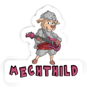 Aufkleber Mechthild Rockergirl Image