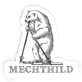 Skieur Autocollant Mechthild Image