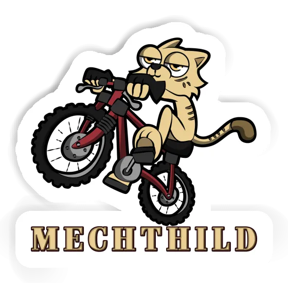 Mechthild Autocollant Chat à vélo Mechthild Autocollant Chat à vélo Image