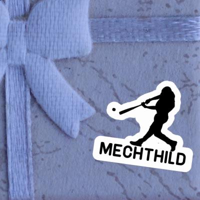 Sticker Mechthild Baseball Player Notebook Image