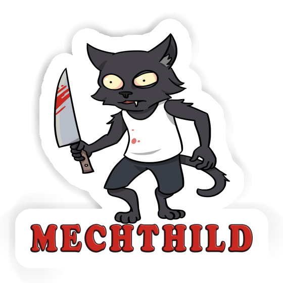Autocollant Chat psychopathe Mechthild Gift package Image
