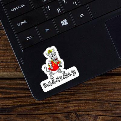 Sticker Mechthild Baseballspieler Notebook Sticker Mechthild Baseballspieler Gift package Image
