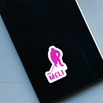 Meli Sticker Eishockeyspielerin Notebook Meli Sticker Eishockeyspielerin Gift package Image