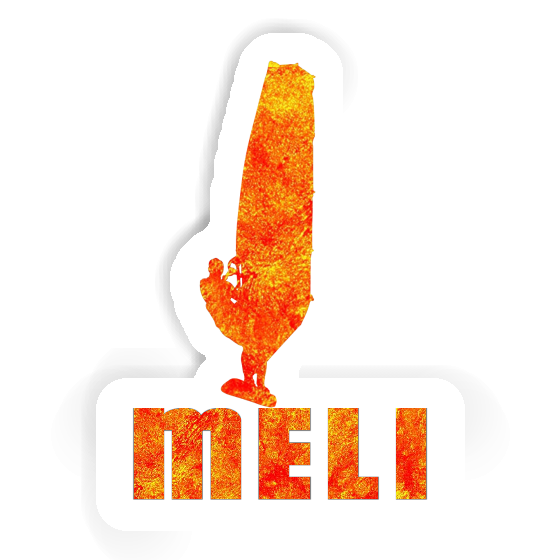 Meli Aufkleber Windsurfer Notebook Image