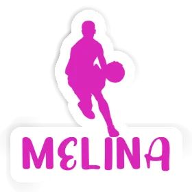 Joueur de basket-ball Autocollant Melina Image