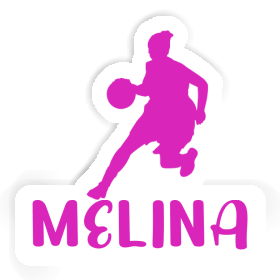 Autocollant Joueuse de basket-ball Melina Image