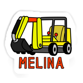 Autocollant Mini-pelle Melina Image