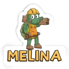 Construction worker Sticker Melina Image