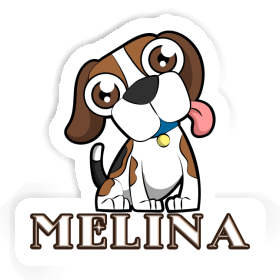 Melina Sticker Beagle Dog Image