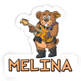 Rocker Bear Sticker Melina Image