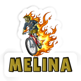 Sticker Mountainbiker Melina Image