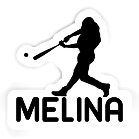 Sticker Melina Baseball Player Image