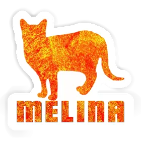 Melina Autocollant Chat Image