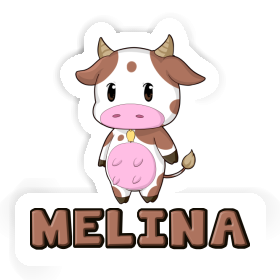 Cow Sticker Melina Image