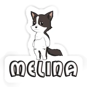 Border Collie Sticker Melina Image