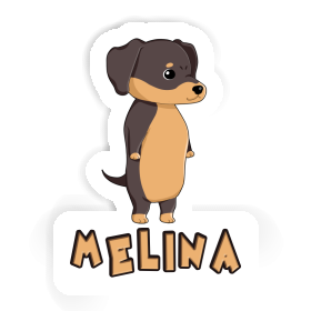 Sticker Dachshund Melina Image