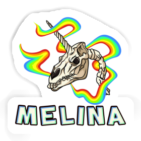 Sticker Unicorn Skull Melina Image