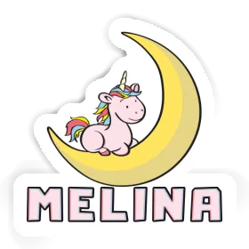 Sticker Melina Moon Unicorn Image