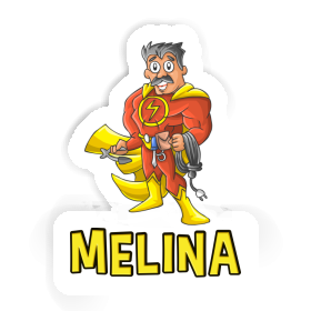 Electrician Sticker Melina Image