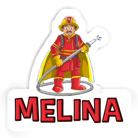 Sticker Firefighter Melina Image