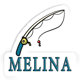 Melina Sticker Fishing Rod Image