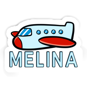 Sticker Airplane Melina Image