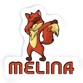 Sticker Dabbing Fox Melina Image