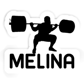 Sticker Gewichtheber Melina Image