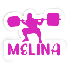 Melina Sticker Gewichtheberin Image