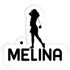 Golfer Sticker Melina Image