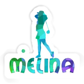 Sticker Golfer Melina Image