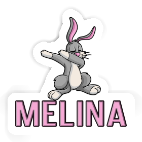 Dabbing Rabbit Sticker Melina Image