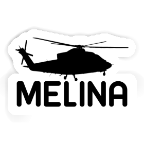 Autocollant Hélicoptère Melina Image