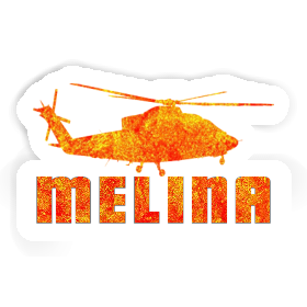 Sticker Helicopter Melina Image