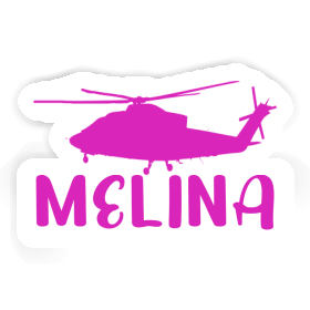 Sticker Melina Helicopter Image