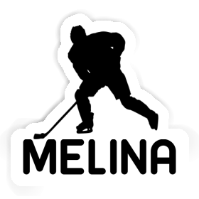 Hockey Player Sticker Melina Image