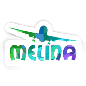 Sticker Airplane Melina Image